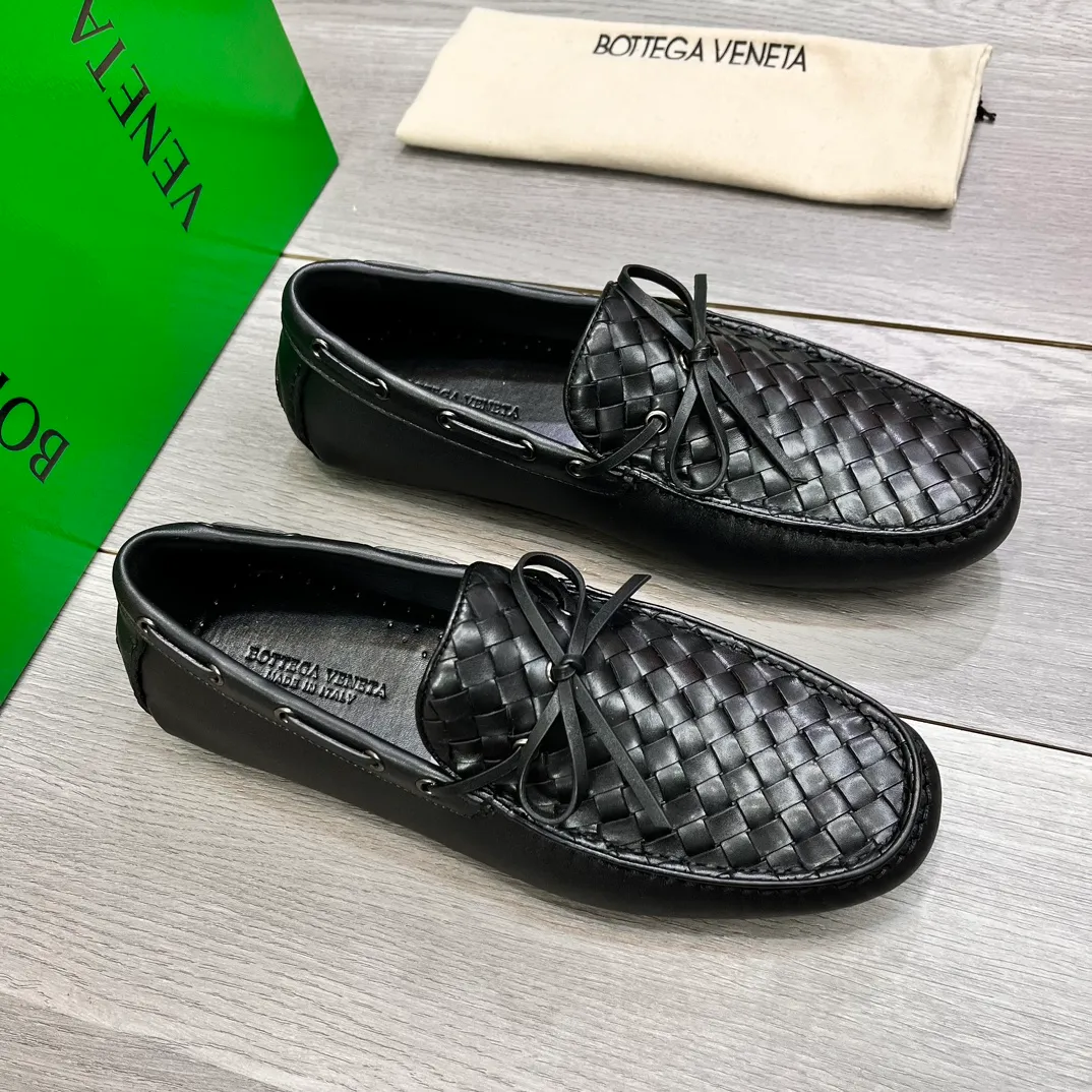 Factory price 420💵BV new men's shoes original replica👉👉High-end men's casual beanie shoes/💞driving shoes! 🔊Upper imported cowhide woven, ☑️Sheepskin lining, one-step design, light and smart ☮☮Suitable for all kinds of travel, exclusive new style, real shot, size 38-44, (45 can be customized)